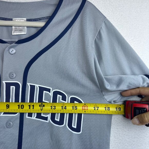 San Diego Padres Gray #16 Street Adult Size Small Jersey Baseball MLB - Picture 6 of 12
